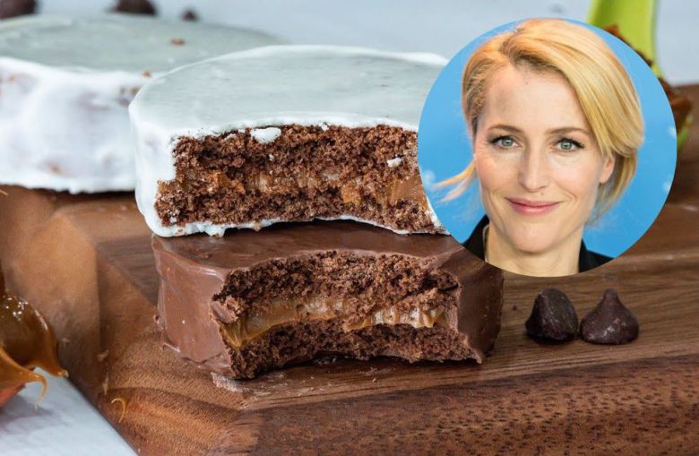 El video viral de Gillian Anderson que revela su gusto por los los alfajores argentinos