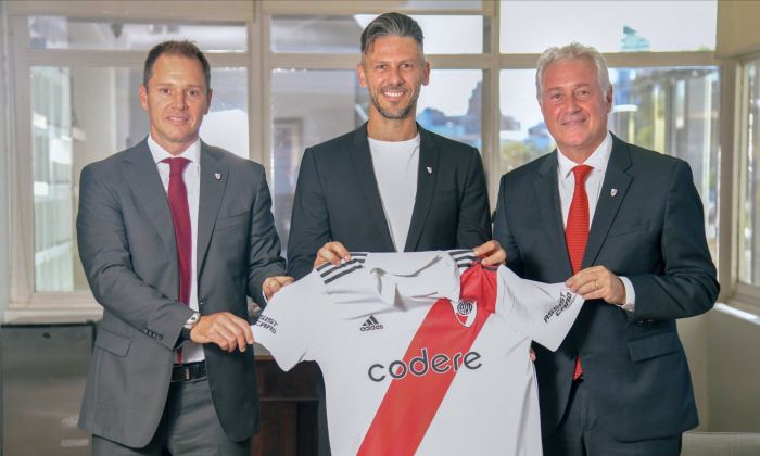 River presentó a su nuevo entrenador Martín Demichelis