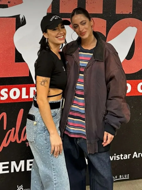 Lali Espósito y Tini Stoessel coincidieron en el show de Nathy Peluso y sus fans revolucionaron las redes