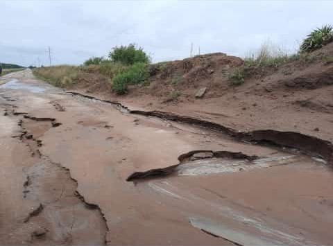 Preocupa el estado del camino a La Gilda