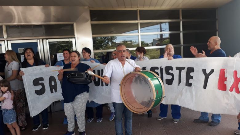 Protesta en el Hospital: marcharon en el inicio de las 72 horas de paro