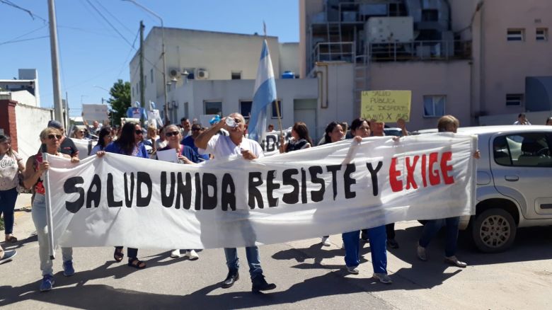 Protesta en el Hospital: marcharon en el inicio de las 72 horas de paro