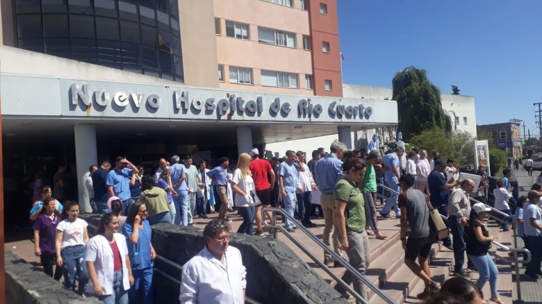 Protesta en el Hospital: marcharon en el inicio de las 72 horas de paro