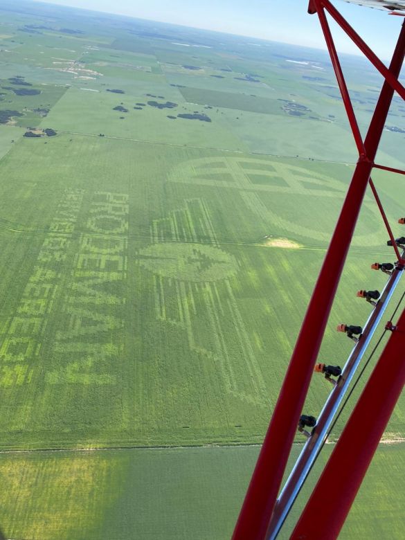 Cordobeses diseñaron la cara de Messi con agricultura de precisión