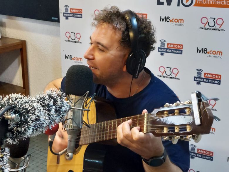 Marcos Scodelari en el acústico de La Mañana del Limón