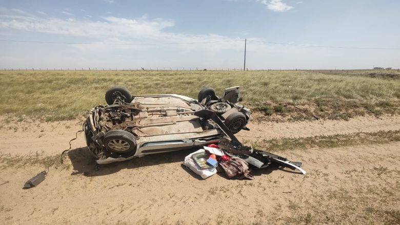 Despiste y vuelco en Vicuña Mackenna