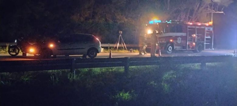 Un motociclista murió en la Autovía Gobernador Bustos 