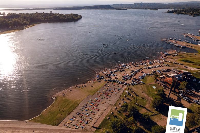 Se realizó con éxito la 8va remada nocturna en Embalse