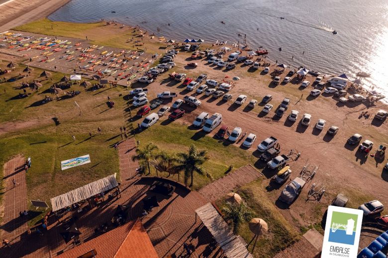 Se realizó con éxito la 8va remada nocturna en Embalse