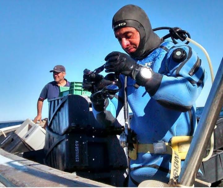 Se hacen a la mar para buscar el sustento del día de manera artesanal