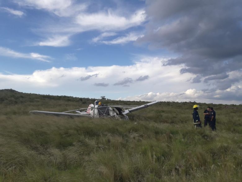 Cayó una avioneta cerca de Achiras