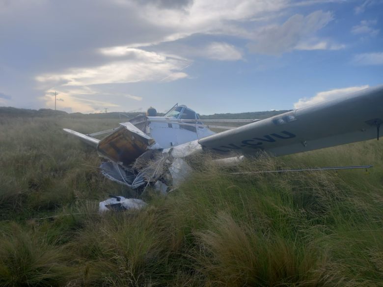 Cayó una avioneta cerca de Achiras