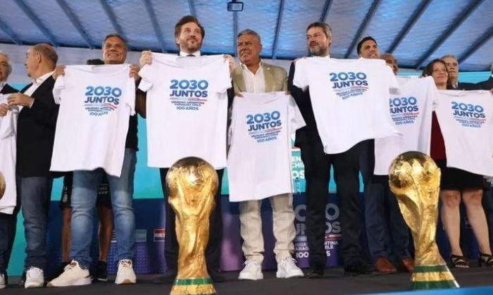 Mundial 2030: Argentina, Uruguay, Paraguay y Chile postularon su candidatura como sedes