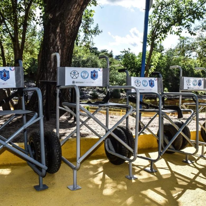 El 1° balneario accesible de Córdoba fue inaugurado en Cura Brochero