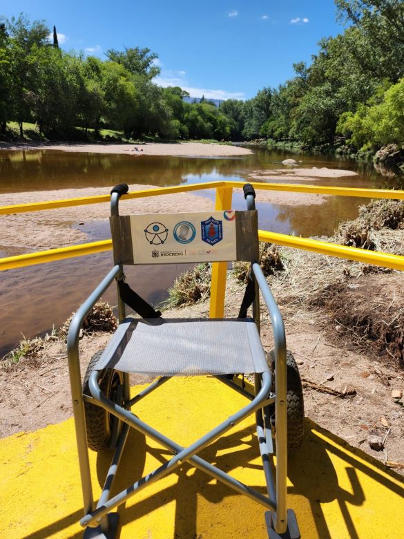 El 1° balneario accesible de Córdoba fue inaugurado en Cura Brochero