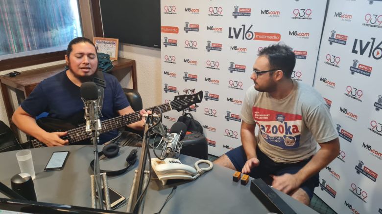 Luis Ledesma junto a Ivan Giuliano en La mañana del Limón