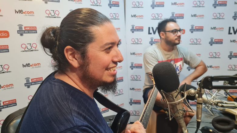 Luis Ledesma junto a Ivan Giuliano en La mañana del Limón