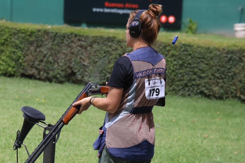 Valentina Pinamonti practica “Tiro al Plato” y ahora sueña con llegar a los Juegos Olímpicos 