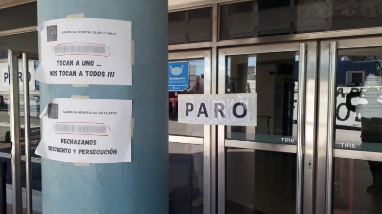 Alto acatamiento al paro en el Hospital San Antonio de Padua