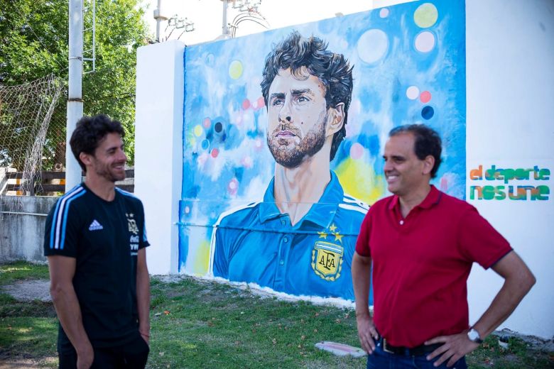 La Ciudad le rindió un homenaje a Pablo Aimar