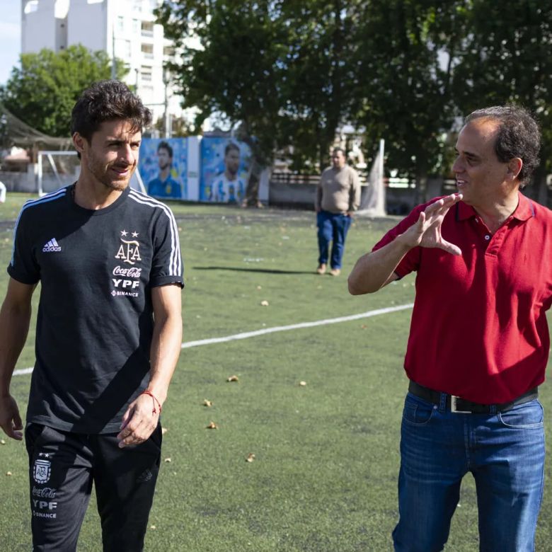 La Ciudad le rindió un homenaje a Pablo Aimar