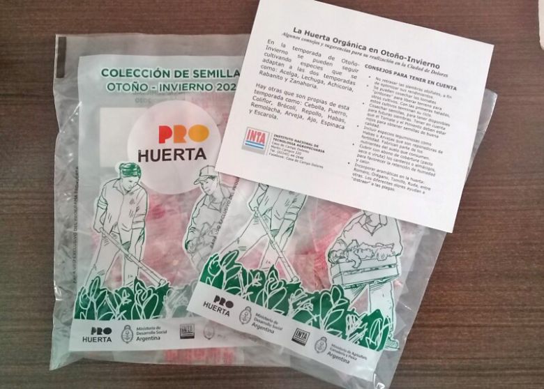 El INTA comenzó con la entrega de los kit de semillas temporada otoño/invierno