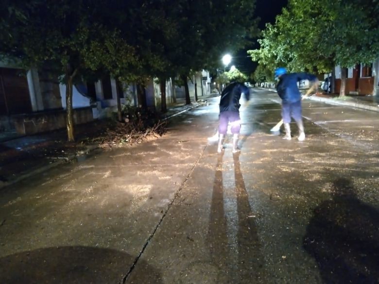 Intensa actividad de Bomberos a lo largo del temporal 