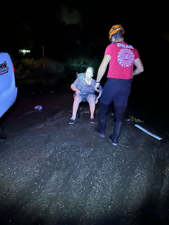 Más de 30 personas fueron asistidas en distintos sectores por el temporal