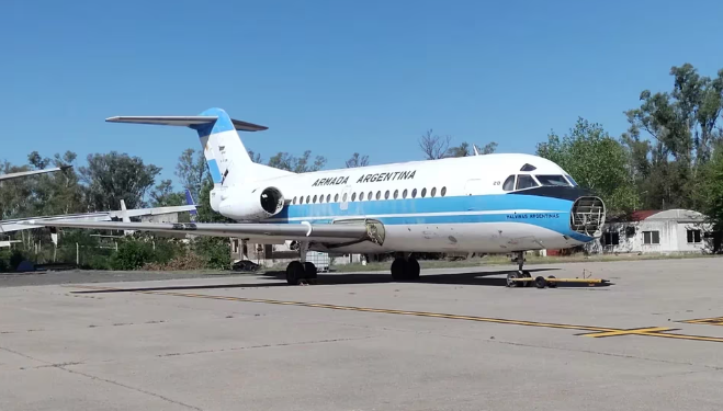 Rescatan el avión que trajo los restos del capitán Giachino durante la guerra de Malvinas