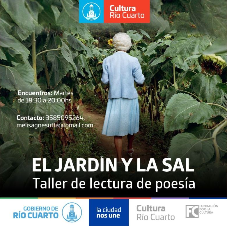 “El jardín y la sal”, el taller de lectura de poesía que invita a descubrir autores