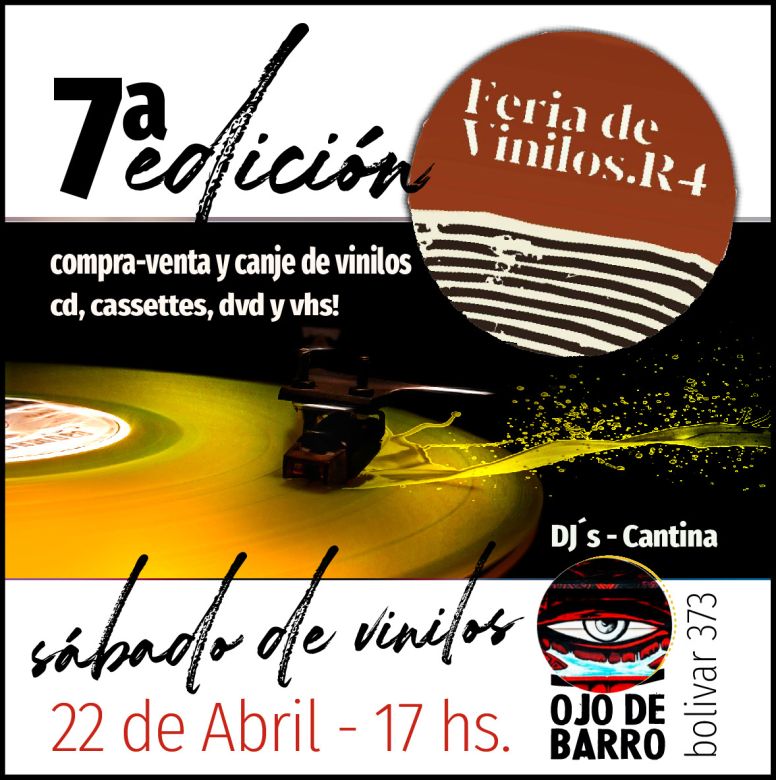 Una nueva Feria de Vinilos llega a la ciudad de Río Cuarto