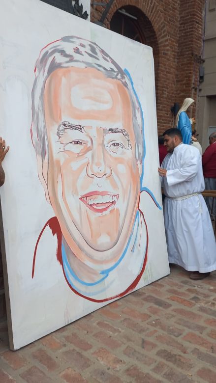 Reducción le rinde homenaje al Padre Pugnata con un mural pintado por peregrinos 