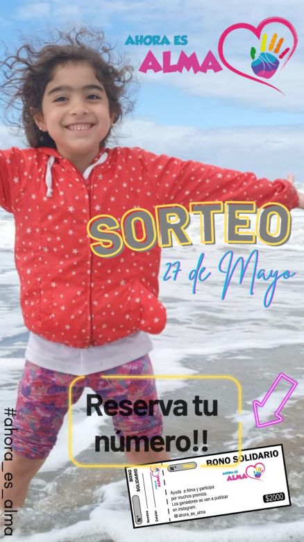 Ahora es Alma, la niña de 7 años que necesita ayuda para el tratamiento de una compleja enfermedad