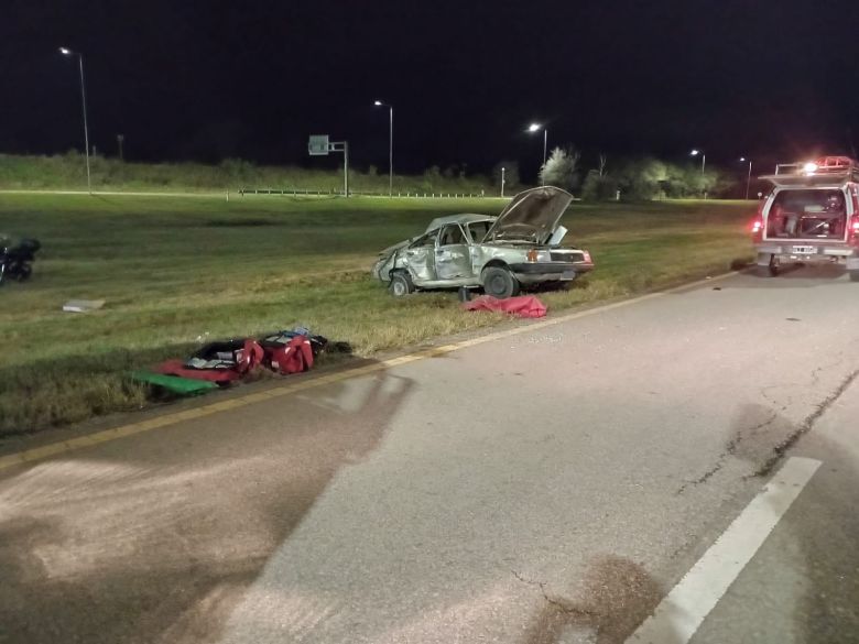 Una mujer falleció en un grave choque en autovía Gdor. Juan B. Bustos 