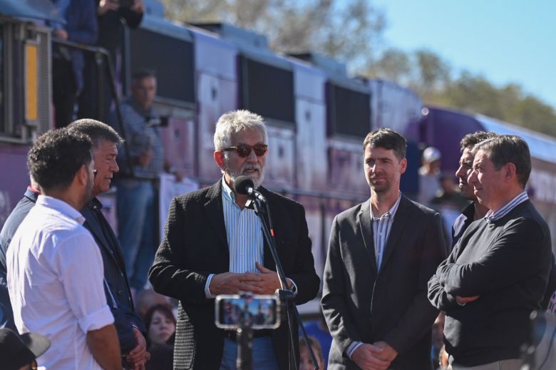 Después de 30 años volvió el tren a Villa Mercedes 