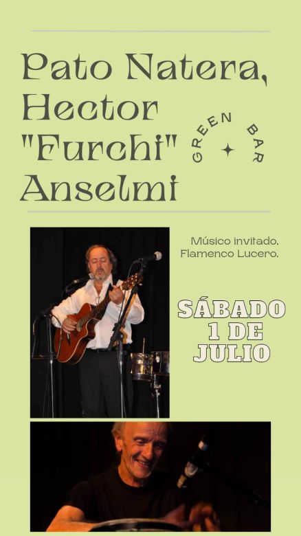 Acústico con Pato Natera y Hector “Furchi” Anselmi en La Tarde del Limón