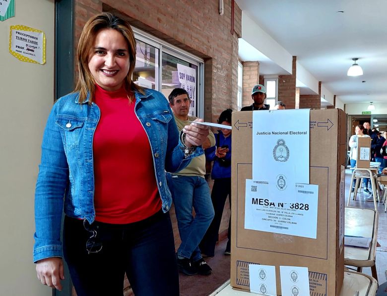 Myrian Prunotto emitió su voto