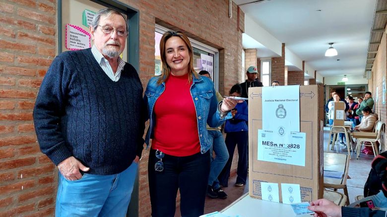 Myrian Prunotto emitió su voto