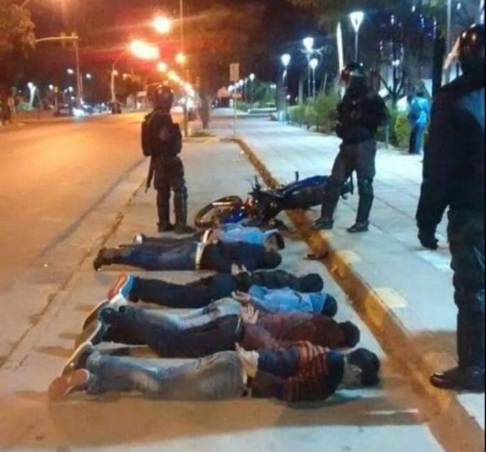 9 mayores imputados tras la noche de saqueos en la ciudad 