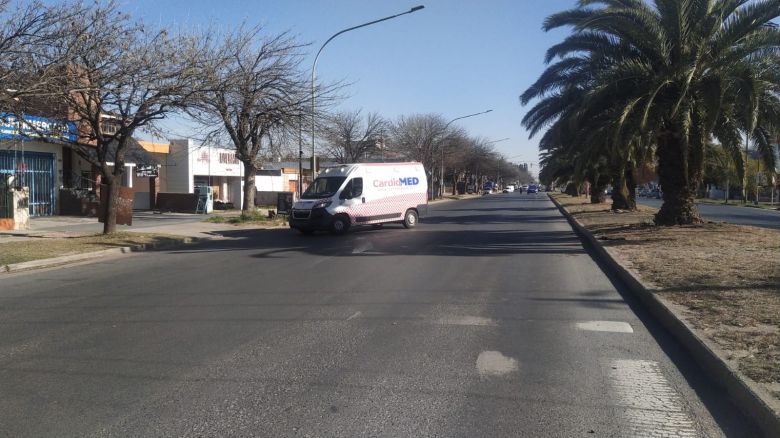 Siniestro vial en Avenida Marcelo T. De Alverar 