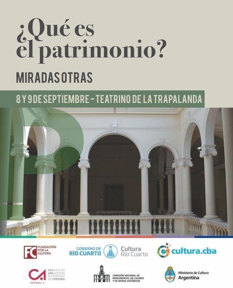 ¿Qué es el patrimonio?: Llamosas encabezó la apertura de las jornadas