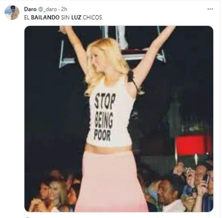 Se cortó la luz en el Bailando 2023 y estallaron los memes en las redes sociales