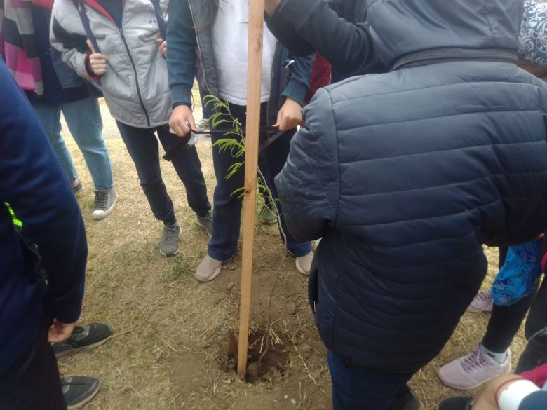 LV16 plantó árboles en distintos sectores de la ciudad por los 72 años de la emisora