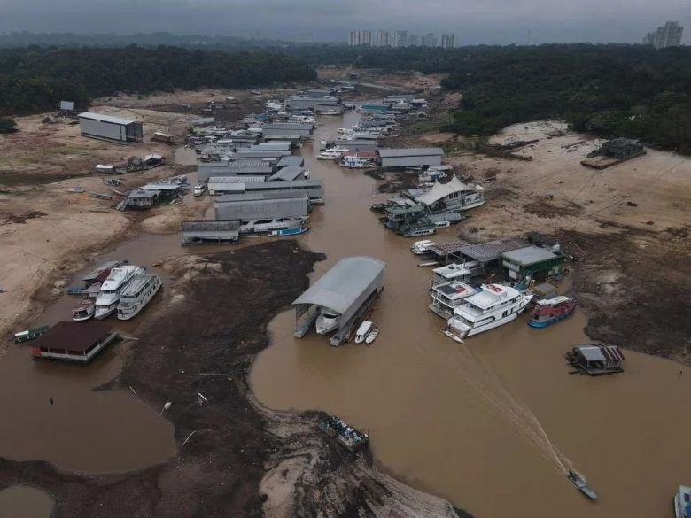 Sequía histórica: El río Amazonas enfrenta su nivel más bajo en más de un siglo