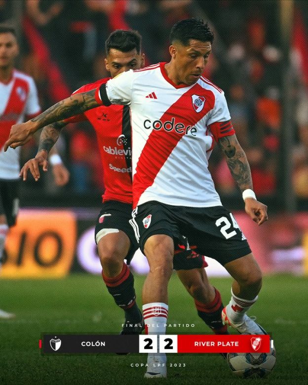 Colón y River en pardas