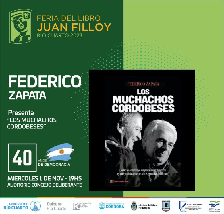 Con destacadas presentaciones y más stands, llega la 19ª Feria del Libro Juan Filloy 