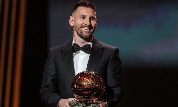 Lionel Messi se quedó con el Balón de Oro 2023