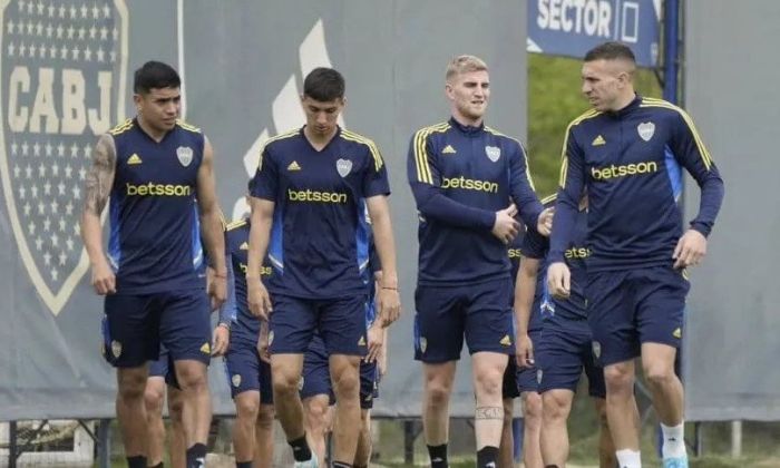 Boca se entrenó con la mira en Fluminense