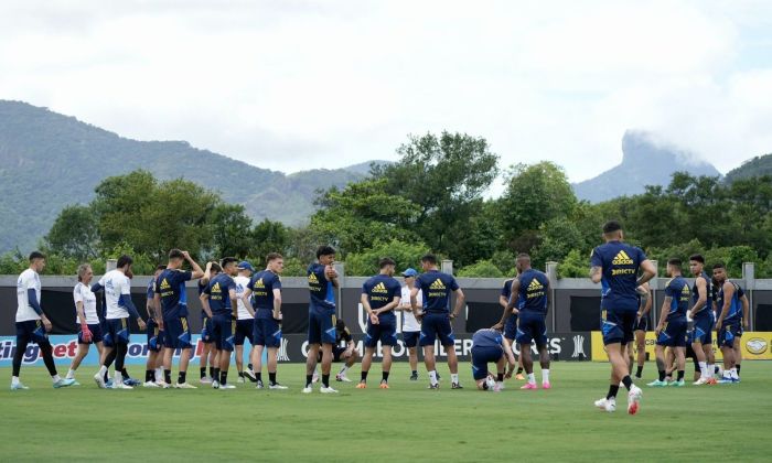 Boca lleva a cabo su último entrenamiento antes de la definición