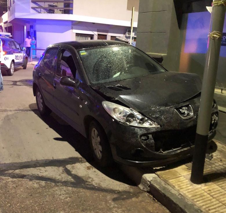 Un siniestro vial se produjo en el macrocentro de la ciudad